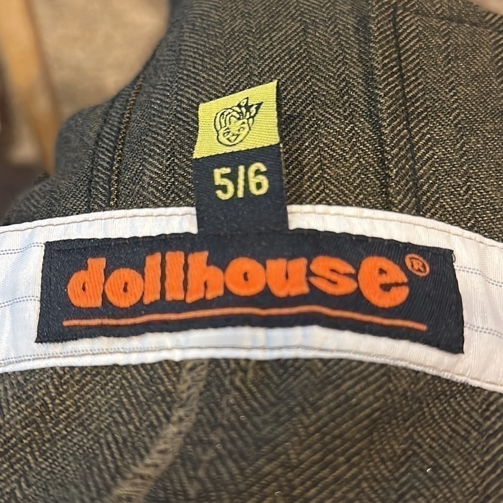 Dollhouse Olive Green Skirt with Black Accents - Picture 3 of 5